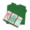 T-Shirt — 'Tis The Season' Pastel Christmas Tree & Bows Holiday Tee