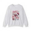 Christmas Sweatshirt - "Santa's Favorite Hot Mess" Crewneck Holiday Sweater
