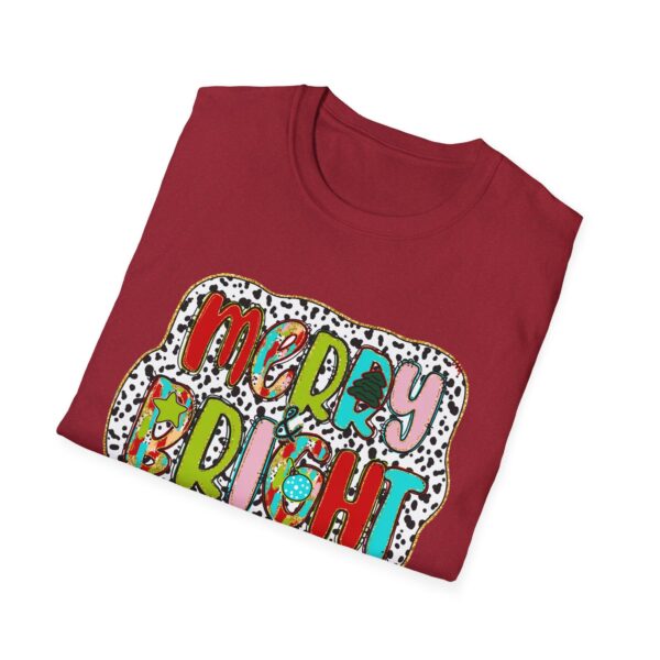 Merry & Bright Colorful Christmas T-Shirt