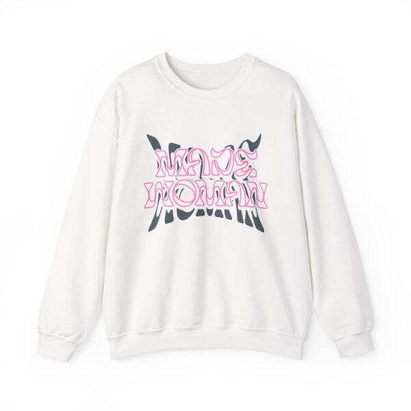 17917452303686246591_2048.jpeg Woman Crewneck Sweatshirt — 'woman' Brand Logo