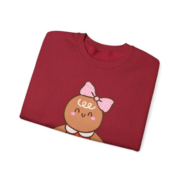 17934481629068006265_2048.jpeg Gingerbread Girl Crewneck Sweatshirt — Cute Holiday Cookie Graphic