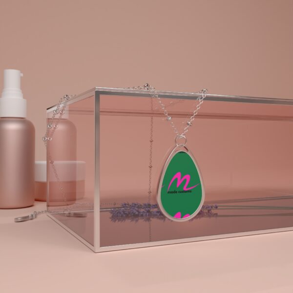 Personalized Oval Necklace wear your brand