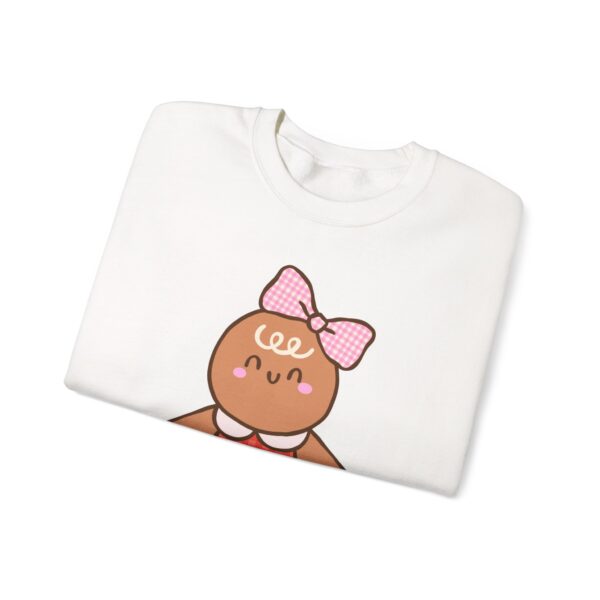 2563077916730556228_2048.jpeg Gingerbread Girl Crewneck Sweatshirt — Cute Holiday Cookie Graphic