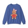 2779913746130148924_2048.jpeg Gingerbread Girl Crewneck Sweatshirt — Cute Holiday Cookie Graphic