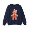 3108474365397249830_2048.jpeg Gingerbread Girl Crewneck Sweatshirt — Cute Holiday Cookie Graphic