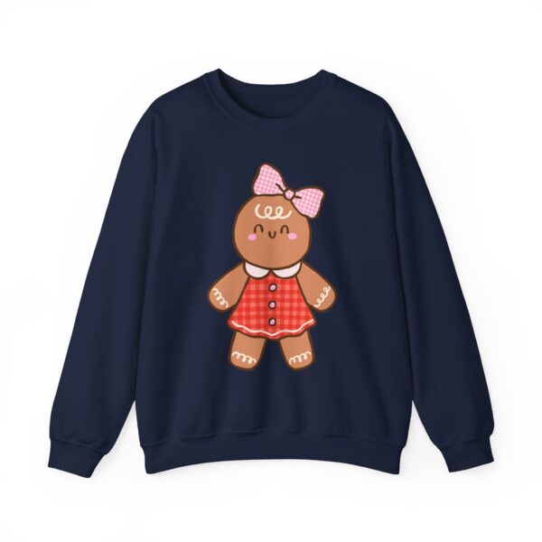 3108474365397249830_2048.jpeg Gingerbread Girl Crewneck Sweatshirt — Cute Holiday Cookie Graphic