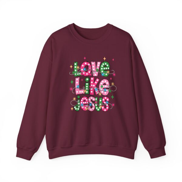 344819639961088785_2048.jpeg Love Like Jesus Sweatshirt