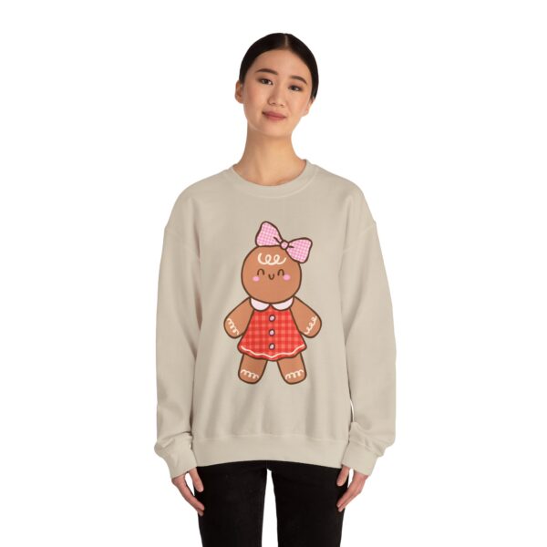 375480705271138571_2048.jpeg Gingerbread Girl Crewneck Sweatshirt — Cute Holiday Cookie Graphic