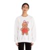 3984375461008507184_2048.jpeg Gingerbread Girl Crewneck Sweatshirt — Cute Holiday Cookie Graphic