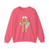 Gingerbread Nurse Crewneck Sweatshirt – Cute Holiday Medical Cookie Design