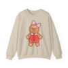 4087549951470080262_2048.jpeg Gingerbread Girl Crewneck Sweatshirt — Cute Holiday Cookie Graphic