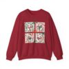 437863661767536291_2048.jpeg Snowman Gift Box Crewneck Sweatshirt — Cute Holiday Snowman Quartet Design