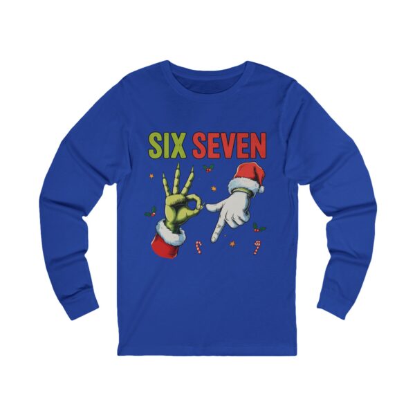 448785328311245576_2048.jpeg Six Seven Holiday Graphic Long Sleeve Tee