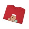 Gingerbread Nurse Crewneck Sweatshirt – Cute Holiday Medical Cookie Design