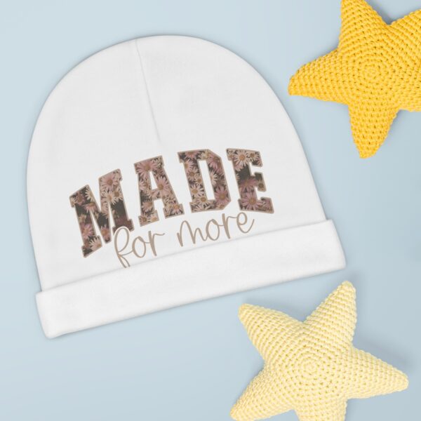 4511760021815402778_2048.jpeg Beanie Hat for Babies - 'Babies are Made for More' Design