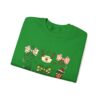 Christmas Nurse Crewneck Sweatshirt — Cute Holiday Medical Ribbon & Icons Design