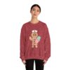 Gingerbread Nurse Crewneck Sweatshirt – Cute Holiday Medical Cookie Design
