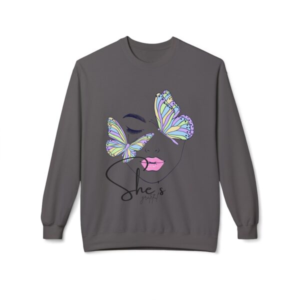510263036432139106_2048.jpeg Butterfly Face Crewneck Sweatshirt