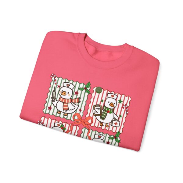 5126392266622739845_2048.jpeg Snowman Gift Box Crewneck Sweatshirt — Cute Holiday Snowman Quartet Design