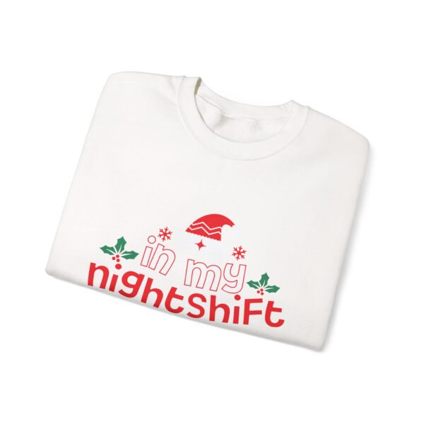 5917905690611563396_2048.jpeg Night Shift Crewneck Sweatshirt – "in my nightshift era" Holiday Nurse/Worker Sweatshirt