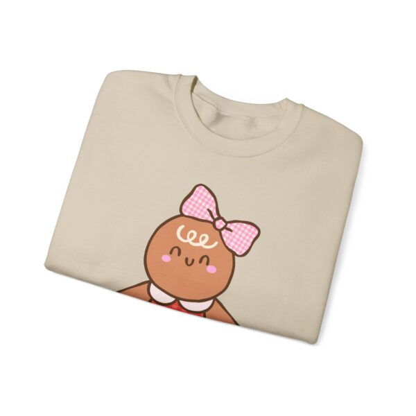 6153183201499144594_2048.jpeg Gingerbread Girl Crewneck Sweatshirt — Cute Holiday Cookie Graphic