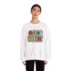Crewneck Sweatshirt — Merry & Bright Colorful Holiday Graphic