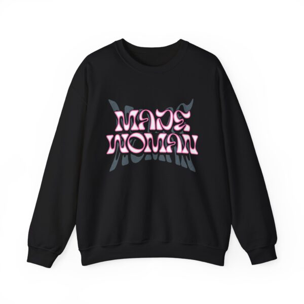 6799378317481740411_2048.jpeg Woman Crewneck Sweatshirt — 'woman' Brand Logo