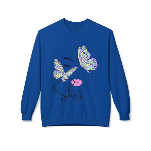 6802096613839474449_2048.jpeg Butterfly Face Crewneck Sweatshirt
