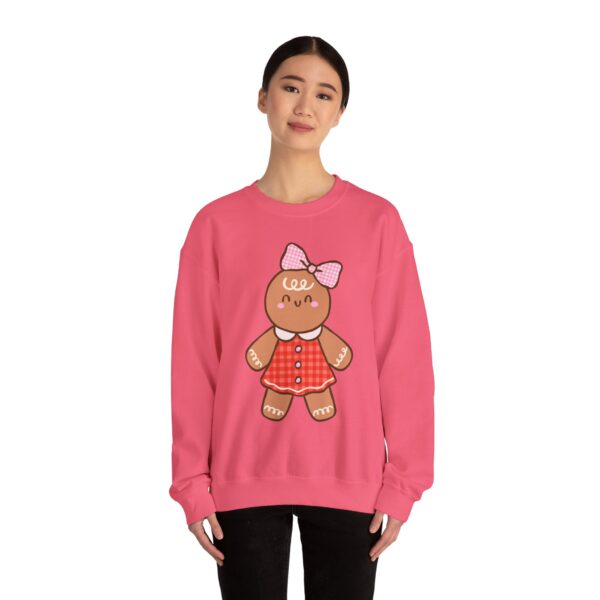 7097398965475521000_2048.jpeg Gingerbread Girl Crewneck Sweatshirt — Cute Holiday Cookie Graphic