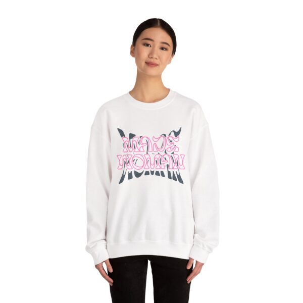 7122266926522753967_2048.jpeg Woman Crewneck Sweatshirt — 'woman' Brand Logo