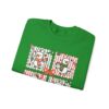 7163910825188013017_2048.jpeg Snowman Gift Box Crewneck Sweatshirt — Cute Holiday Snowman Quartet Design