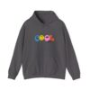 Cool Vibes Hoodie — Retro Smiley Colorblock Graphic Pullover
