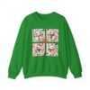 7428370161285290308_2048.jpeg Snowman Gift Box Crewneck Sweatshirt — Cute Holiday Snowman Quartet Design