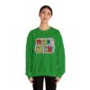 Crewneck Sweatshirt — Merry & Bright Colorful Holiday Graphic