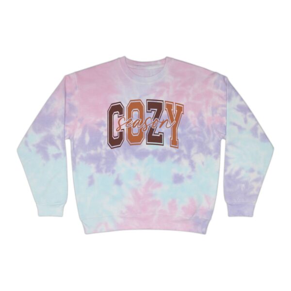 750298014210784183_2048.jpeg Tie-Dye Sweatshirt — "Cozy" Graphic Crewneck
