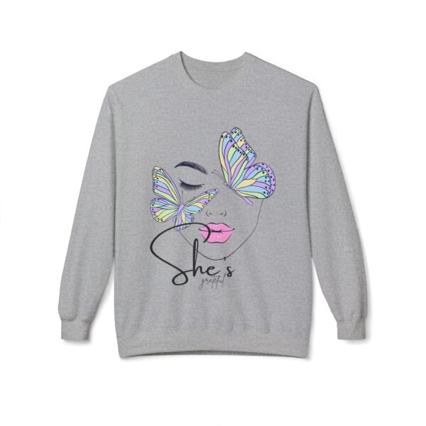 762218655796410048_2048.jpeg Butterfly Face Crewneck Sweatshirt