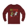 8576395456802540911_2048.jpeg Six Seven Holiday Graphic Long Sleeve Tee