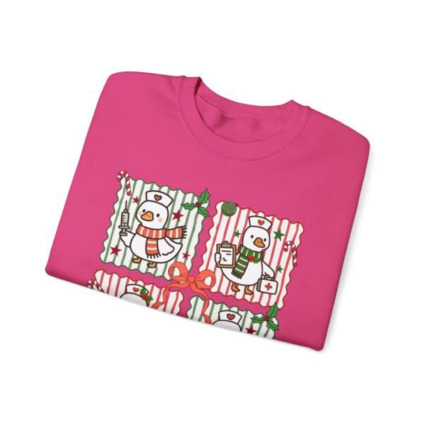 8906061401198165428_2048.jpeg Snowman Gift Box Crewneck Sweatshirt — Cute Holiday Snowman Quartet Design