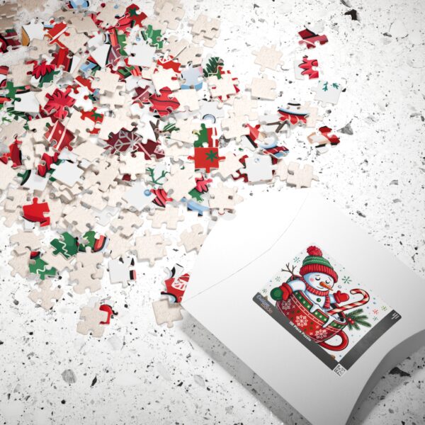 Holiday Snowman Puzzle — Cute Snowman (110/252/520/1014 pcs)