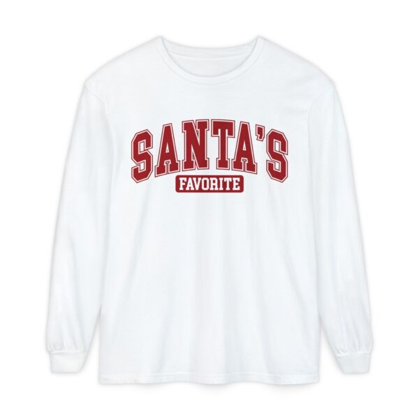 9354859676936460912_2048.jpeg Santa's Favorite Long Sleeve T-Shirt