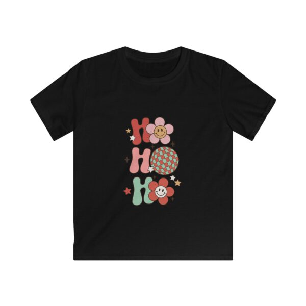 Kids Tee – Cute 'Ho Ho Ho' Floral Holiday