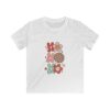 Kids Tee – Cute 'Ho Ho Ho' Floral Holiday