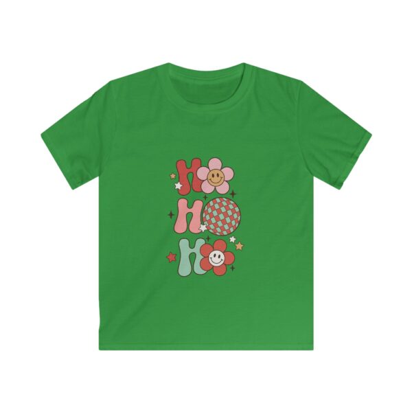 Kids Tee – Cute 'Ho Ho Ho' Floral Holiday
