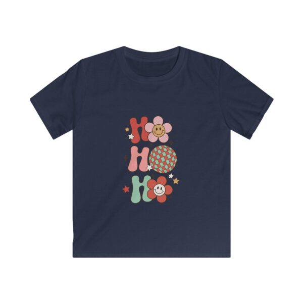 Kids Tee – Cute 'Ho Ho Ho' Floral Holiday