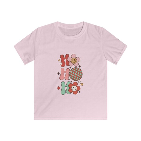 Kids Tee – Cute 'Ho Ho Ho' Floral Holiday