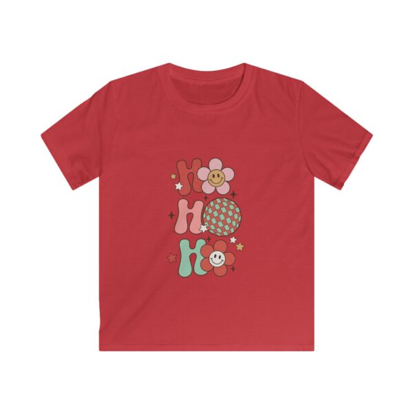 Kids Tee – Cute 'Ho Ho Ho' Floral Holiday