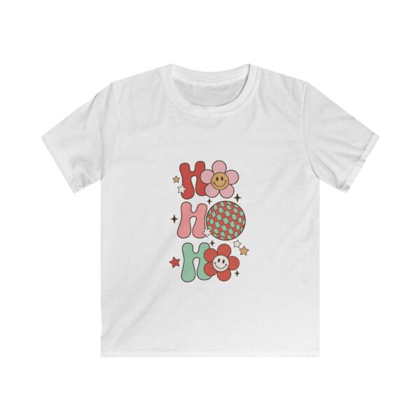 Kids Tee – Cute 'Ho Ho Ho' Floral Holiday