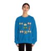 Christmas Nurse Crewneck Sweatshirt — Cute Holiday Medical Ribbon & Icons Design