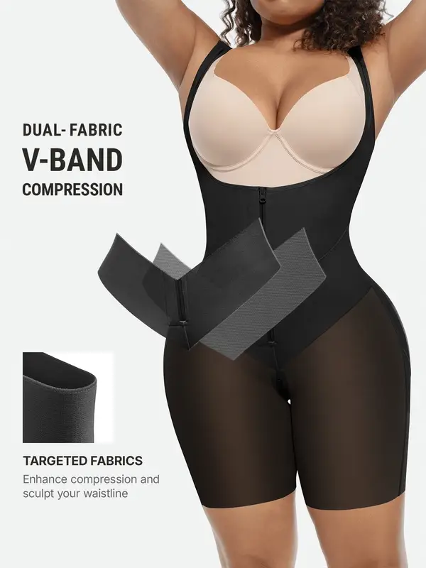 1_e6290421-1124-4707-b294-ae730e4d7616 FeelinGirl V‑Shaper Faja Tummy Control Butt‑Lift Bodysuit