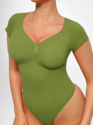 Feelingirl-Seamless-Short-Sleeve-Tummy-Control-Bodysuit-GN6_6 FeelinGirl Tummy Control Seamless Short Sleeve Bodysuit